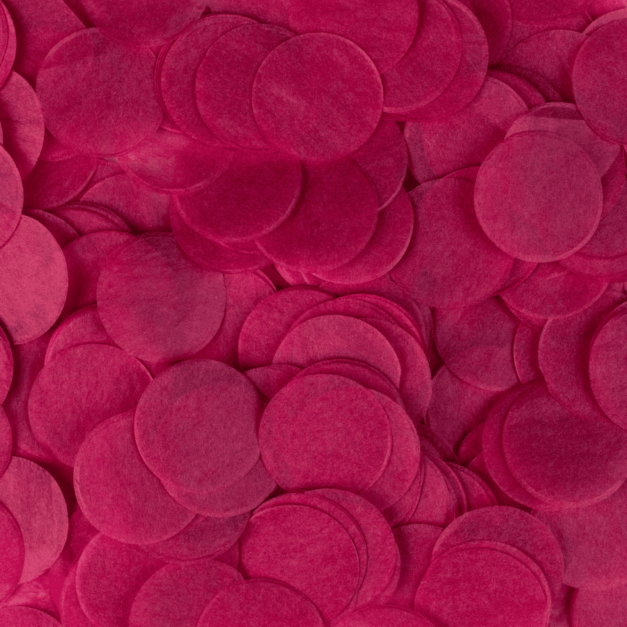 Raspberry Ripple confetti circles - five handfuls | Flutter, Darlings! Confetti